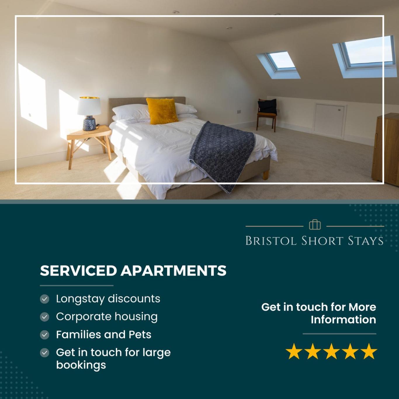 Amazing New 3 Double Bed House In Staple Hill! Apartment บริสตอล ภายนอก รูปภาพ